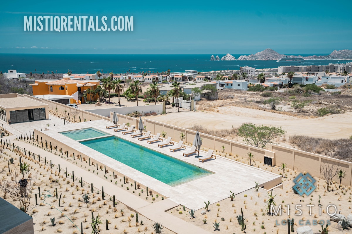 卡波圣卢卡斯（ Cabo San lucas ）最好的地方！ 3间带游泳池和健身房的卧室