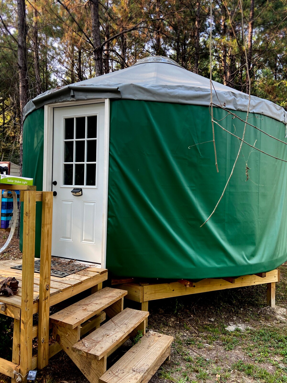 The Butterfly Yurt at River Bark