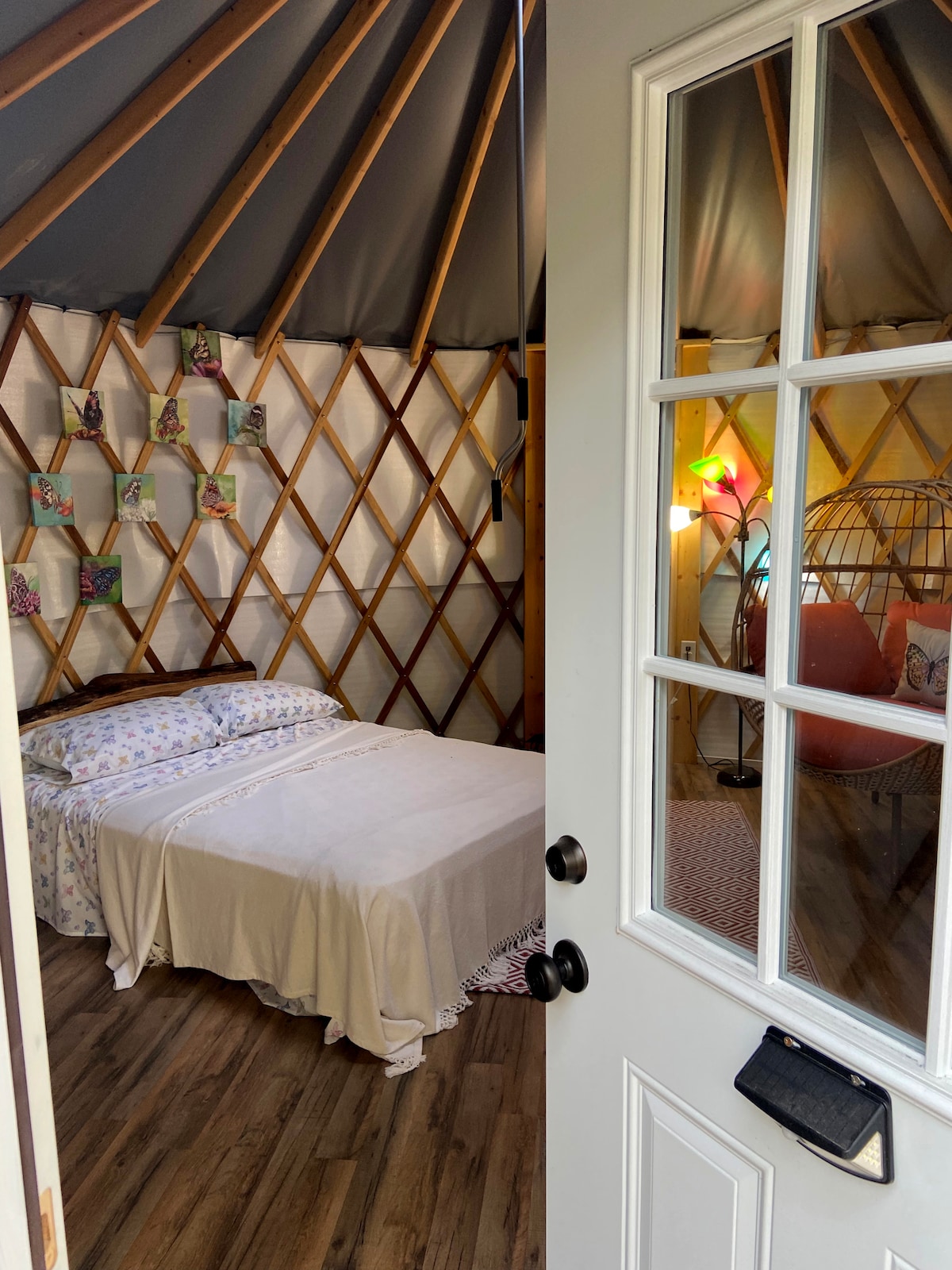 The Butterfly Yurt at River Bark