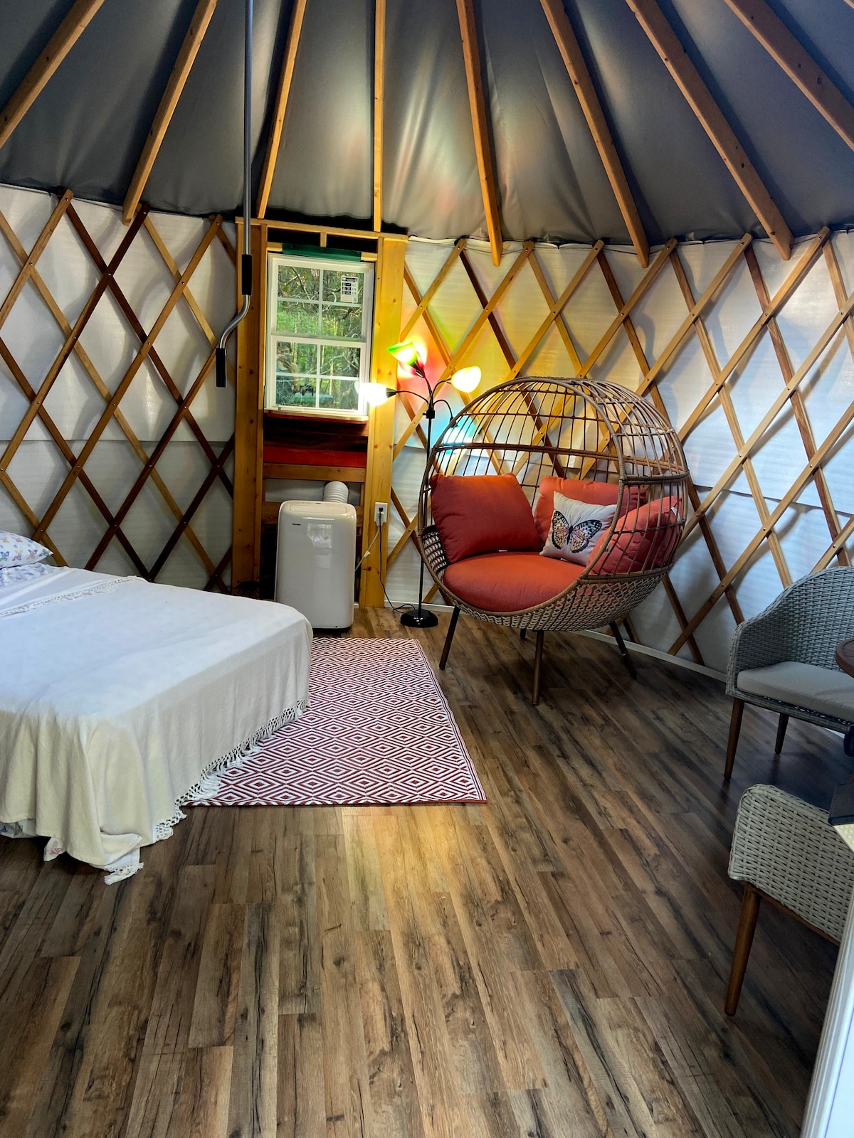 The Butterfly Yurt at River Bark