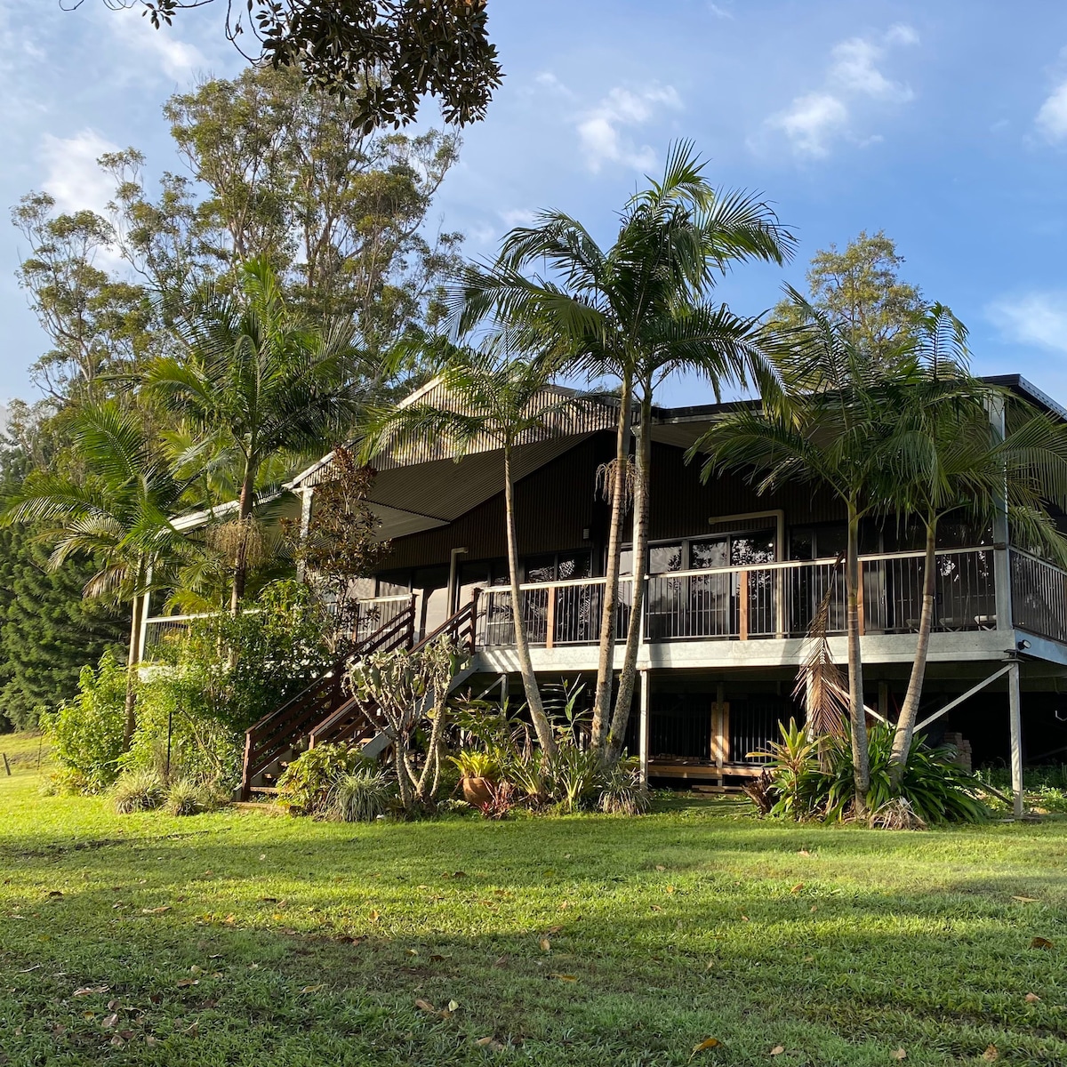 Mist Retreat Nimbin ，欣赏壮丽的景色和野生动物