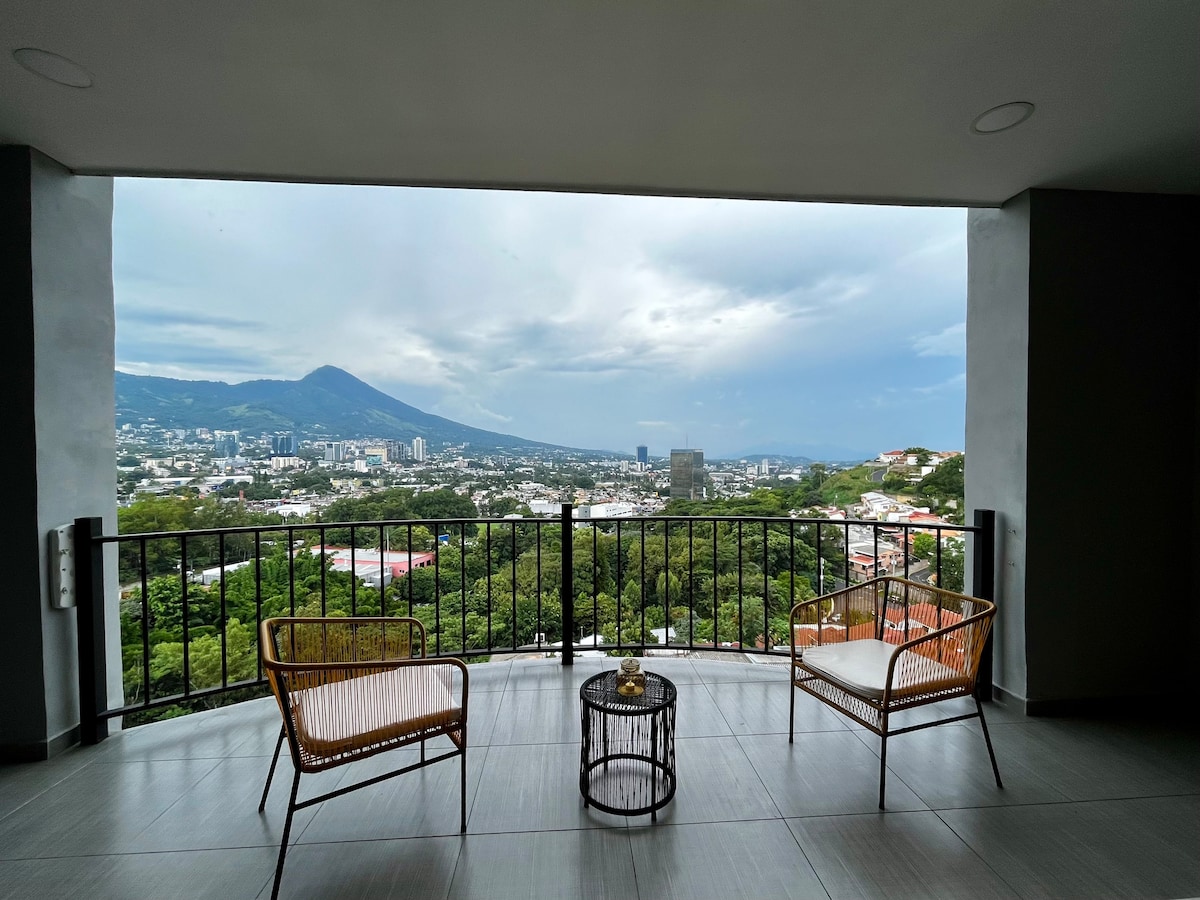 Golden View Apartment | 9 Huéspedes | San Salvador