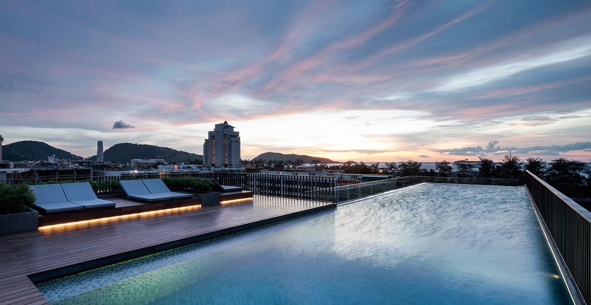 热带风情，普吉岛巴东现代泳池公寓
