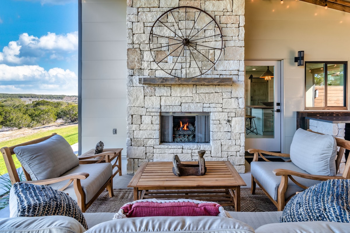 Sunrise House in Wimberley, TX - Five Acres, View