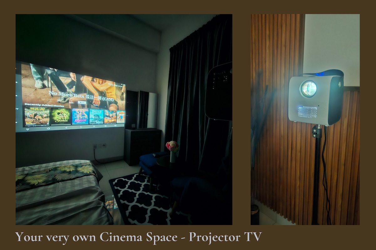 Amazing Pools w Projector TV: Studio dual key