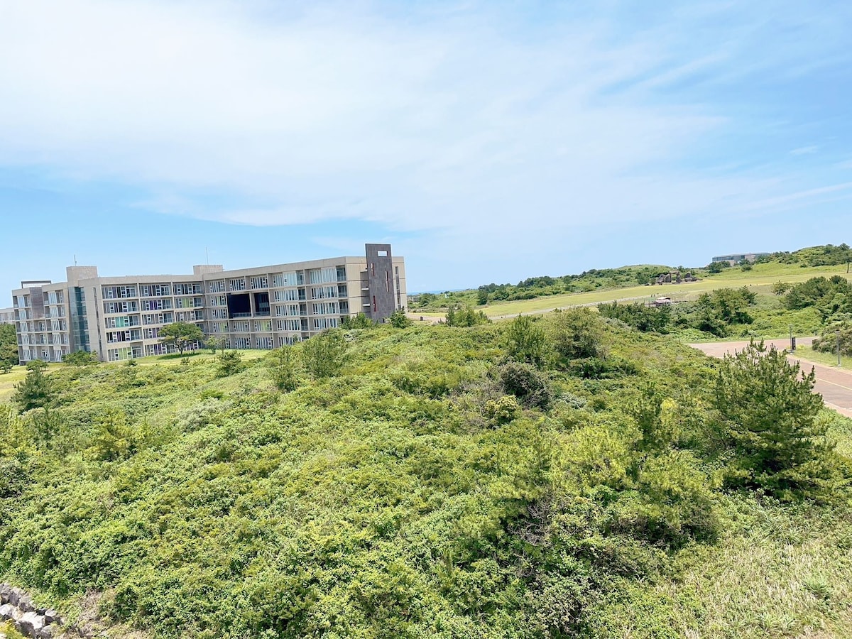 Seongsan附近的超级海滩公寓，性价比最高