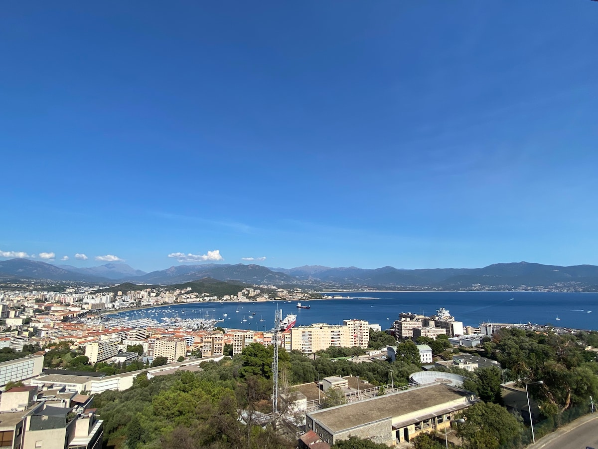 A Toretta, magnifique vue mer panoramique