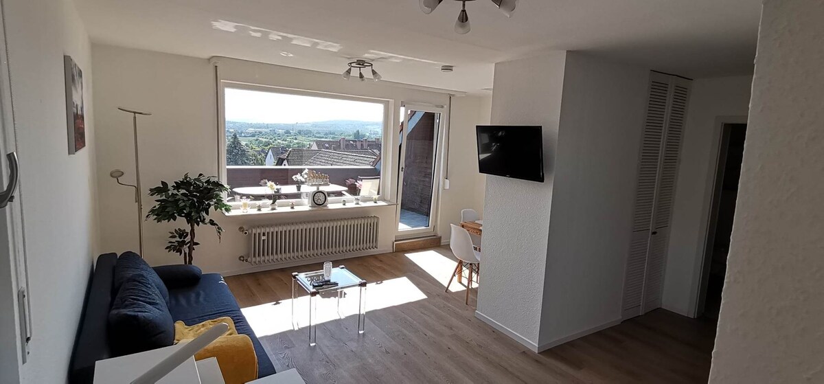 2-Zi-Wohnung mit Balkon und Taunus Blick