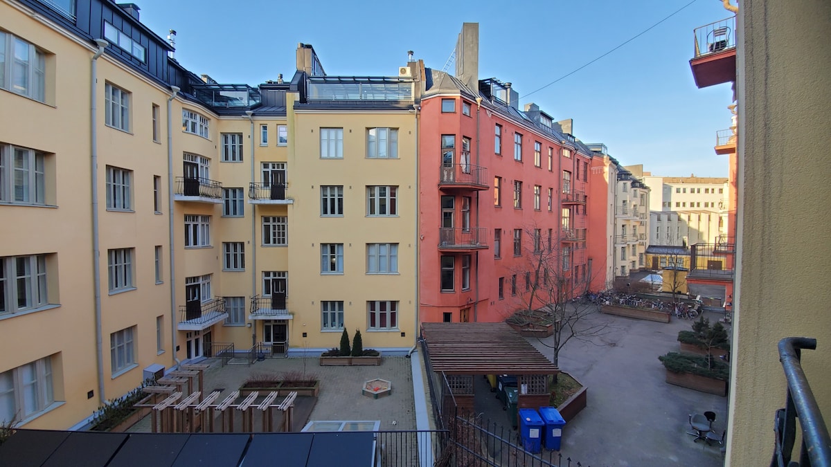赫尔辛基中心公寓+2辆自行车（ -50% ）