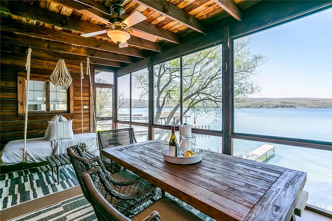 Stylish Oasis Lakefront Cabin on Canandaigua Lake