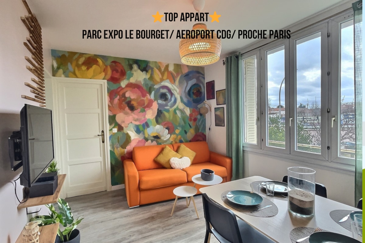 Top Apartment/CDG Airport/Parc Expo Le Bourget