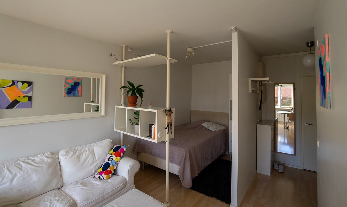 Cozy minimalistic studio in Central Helsinki