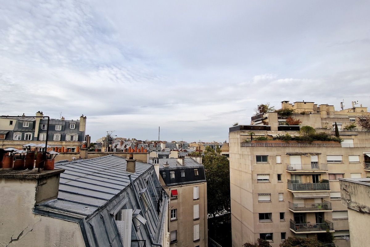 Les toits de Paris à Auteuil