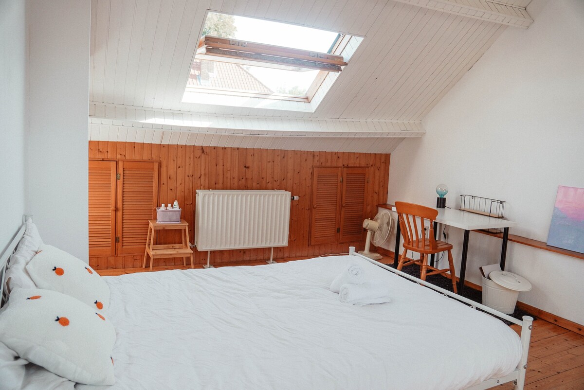 Brussels' cosy hidden gem: 28sqm private bedroom