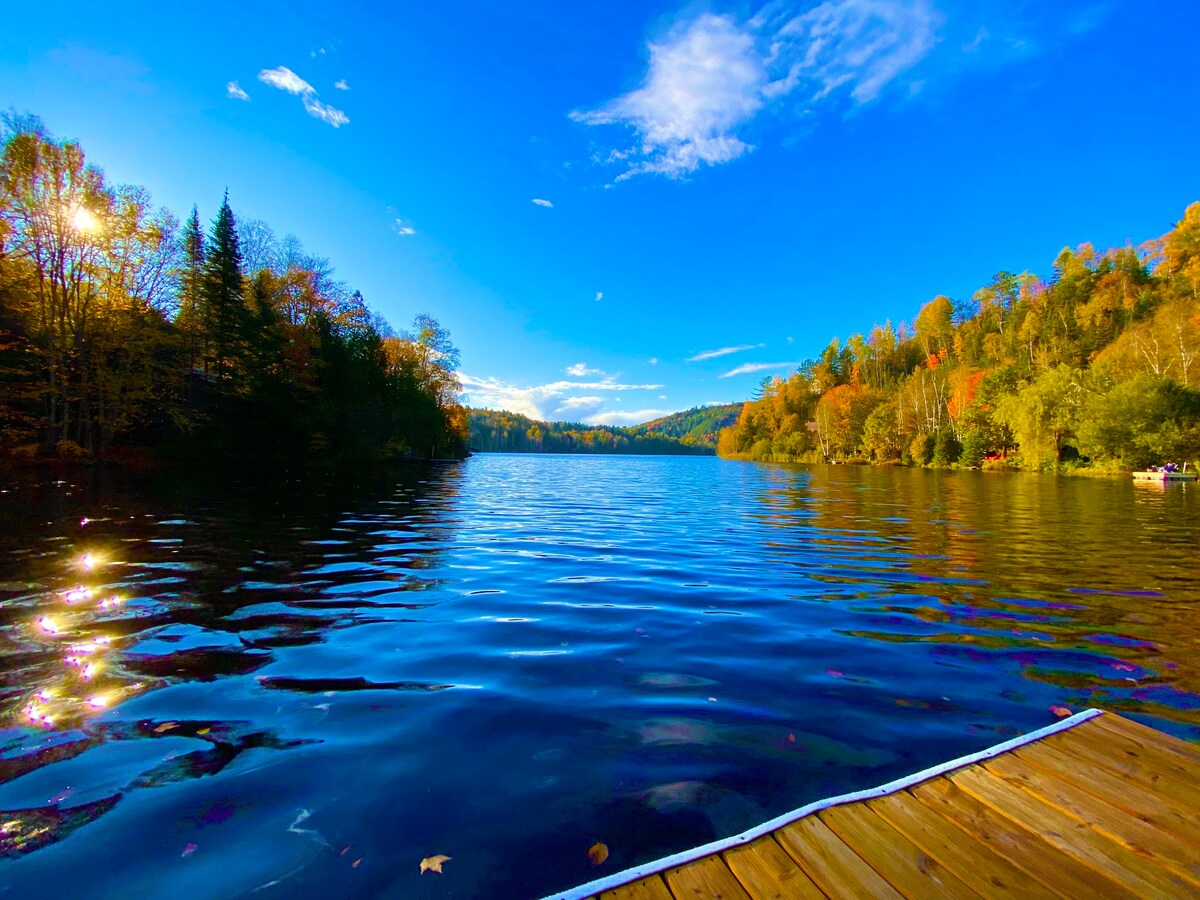 Chalet en bois, bord d’un lac *location mensuelle*