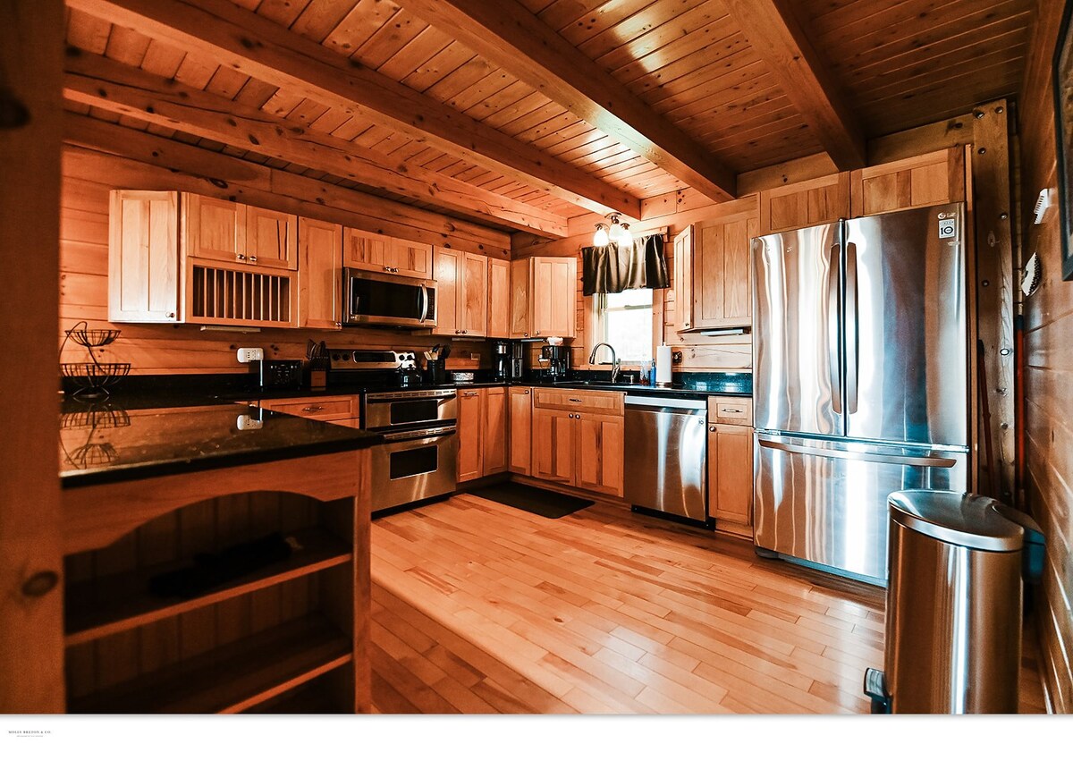 Log Cabin on over 15 acres