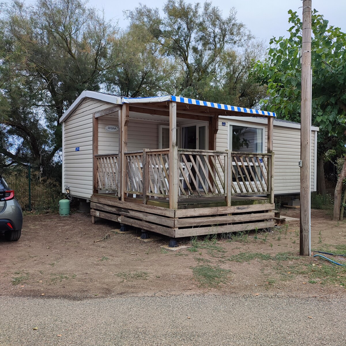 Mobil-home bord de mer