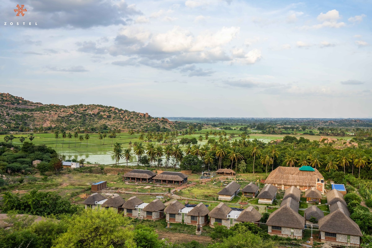 Zostel Hampi | Mud Cottage