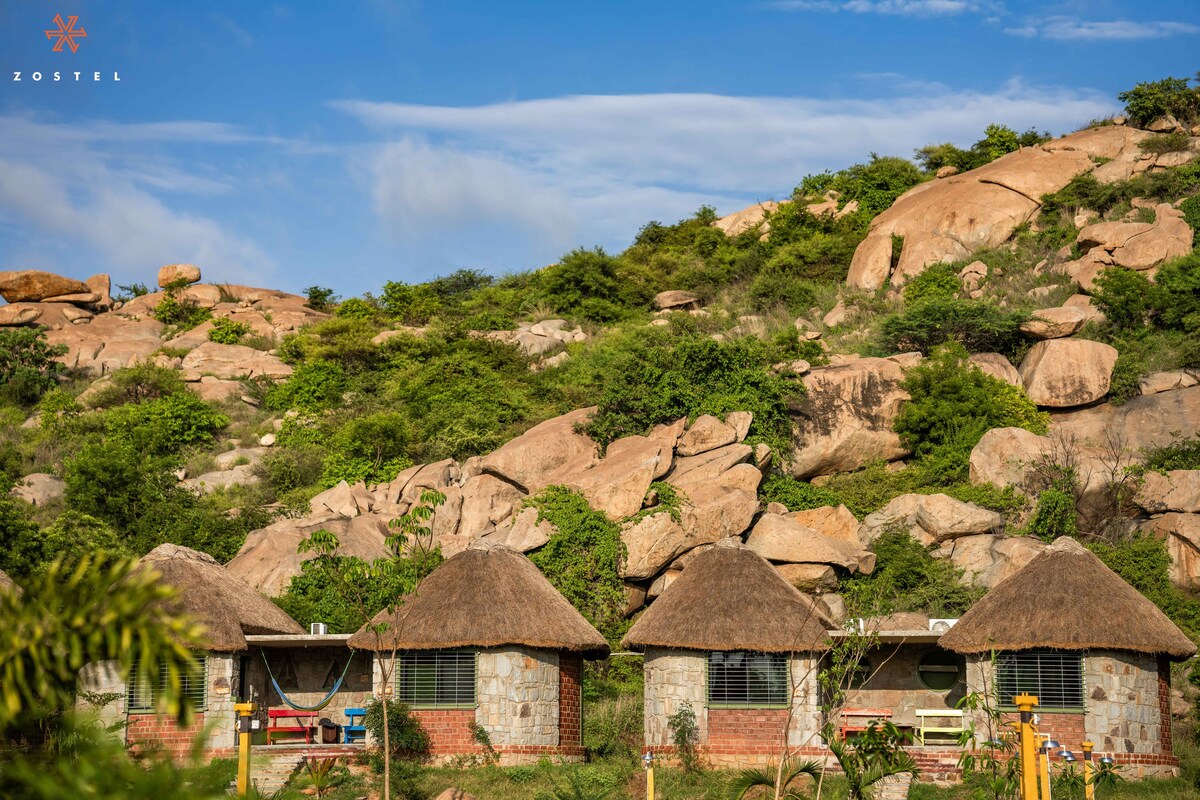 Zostel Hampi | Mud Cottage