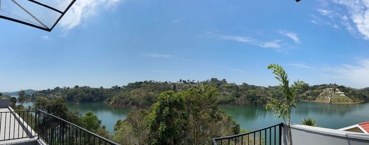 Pé n'água + vista da Represa - Jacareí