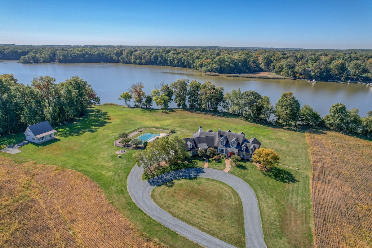 36 Acre Waterfront Estate