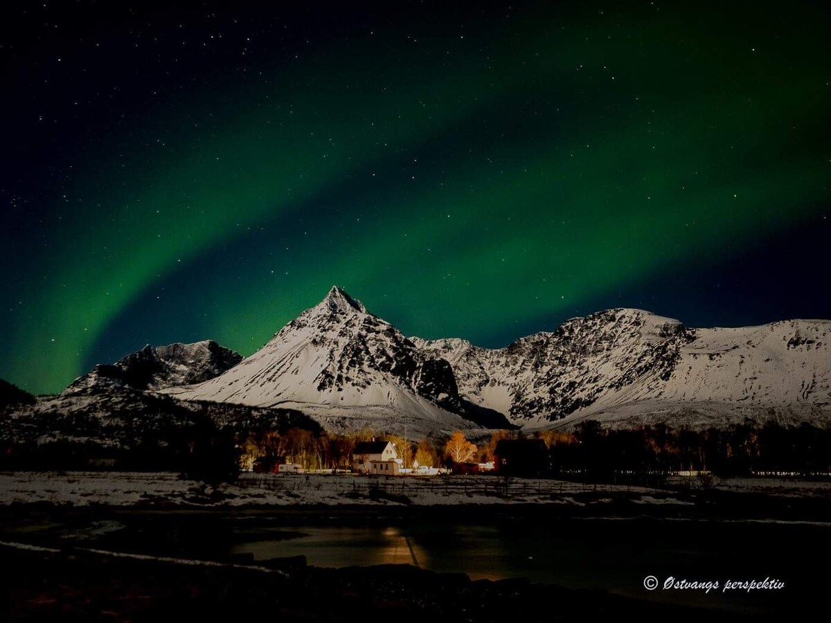 Laneset Lodge, 20km fra Skjervøy