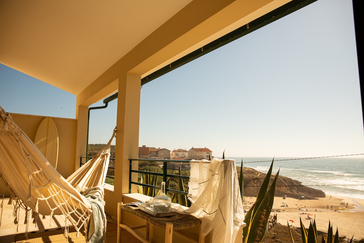 Ferienhaus am Strand mit 100% Meerblick