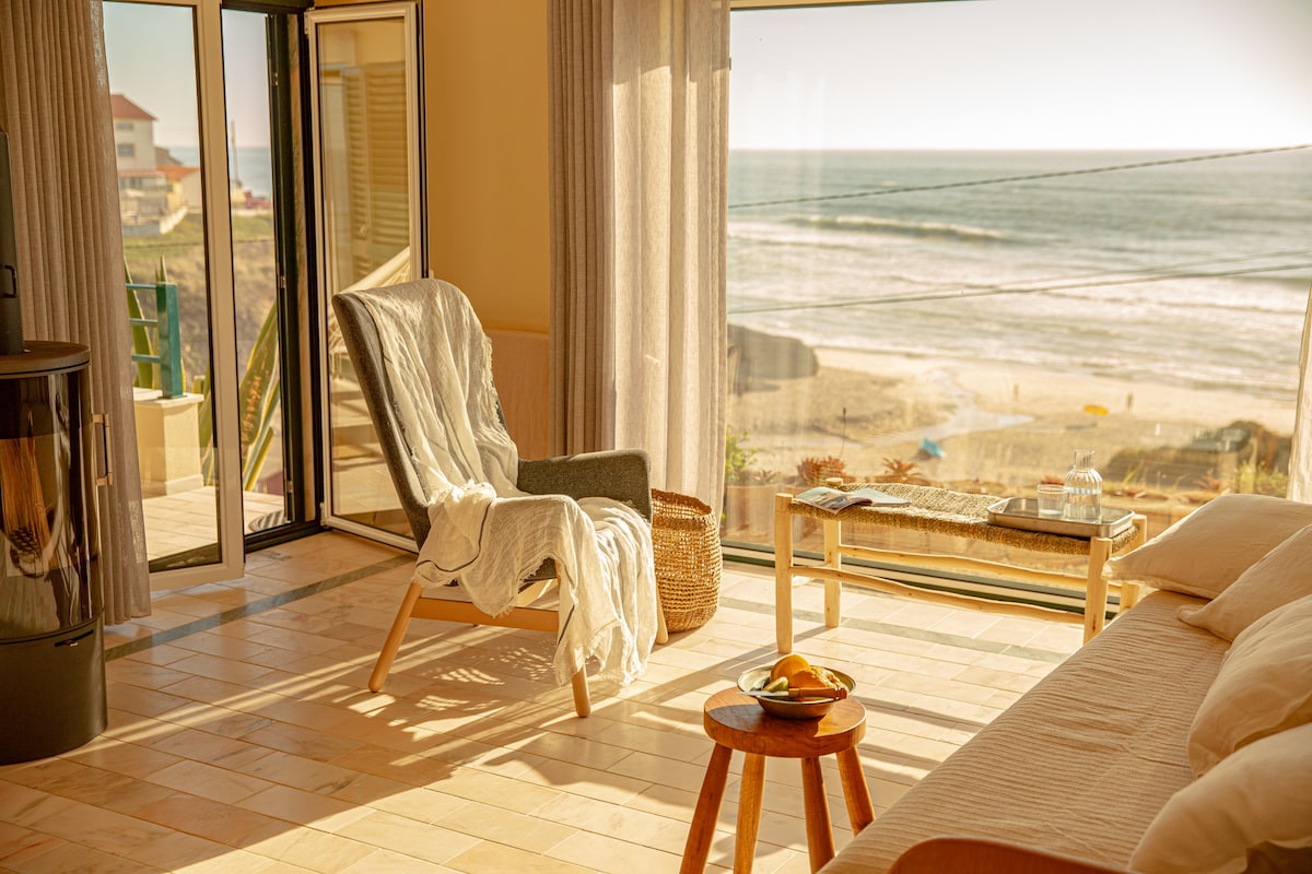 Ferienhaus am Strand mit 100% Meerblick