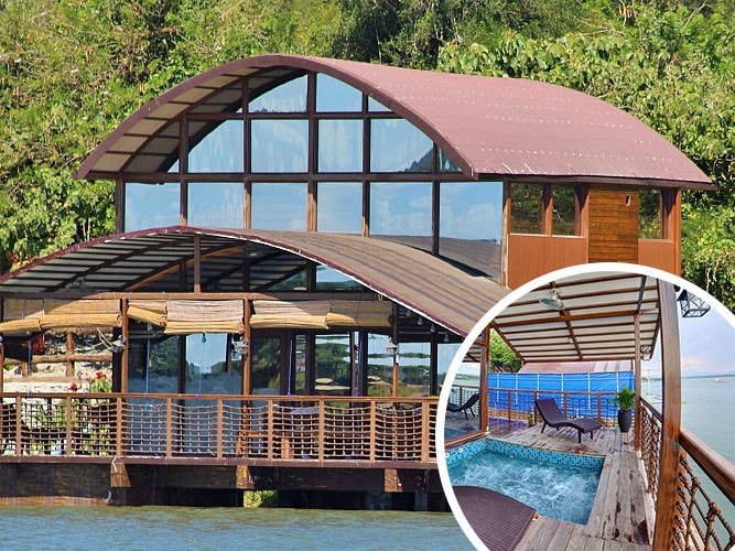Riverfront Stilt Glass Cabin w/ Mini Pool
