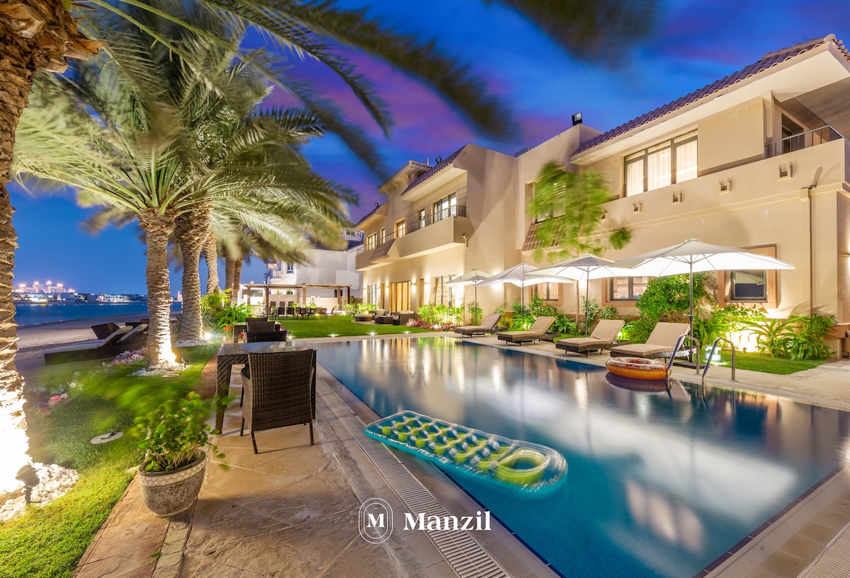 Manzil - Signature 6BR Pool Villa in Palm Jumeirah