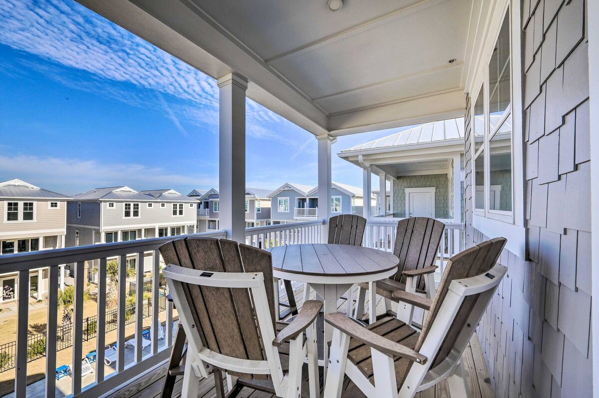 Emerald Isle, Ocean Views with Pool + Beach Access