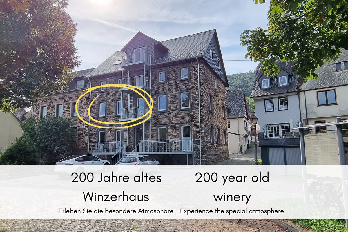 Idyllic terrace in the old vinery