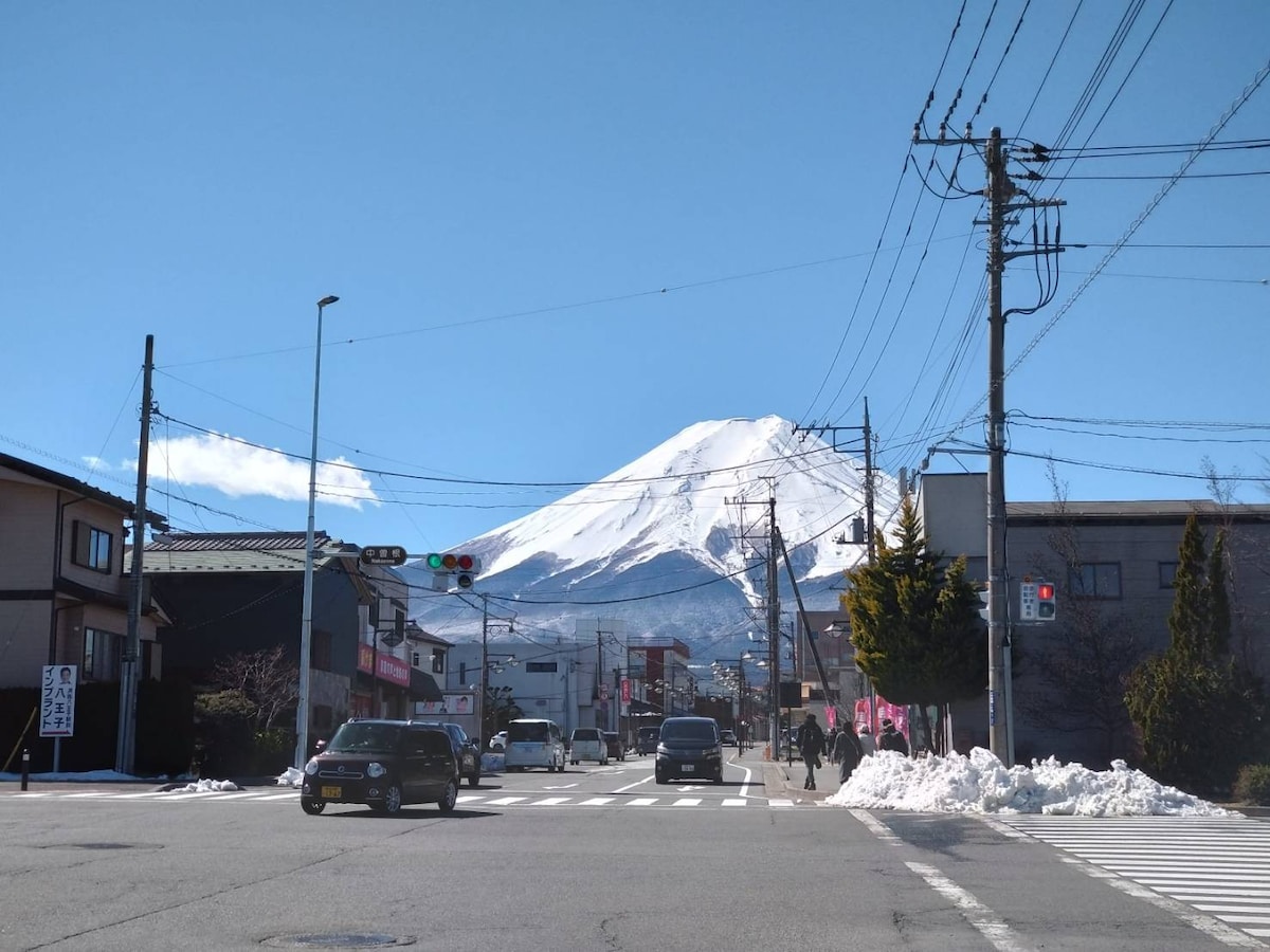 您可以欣赏富士山！ 7 名迄泊まれる宿、Grape house