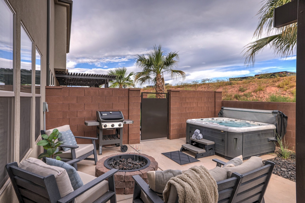 NEW-HotTub+FirePit *Heated Pool