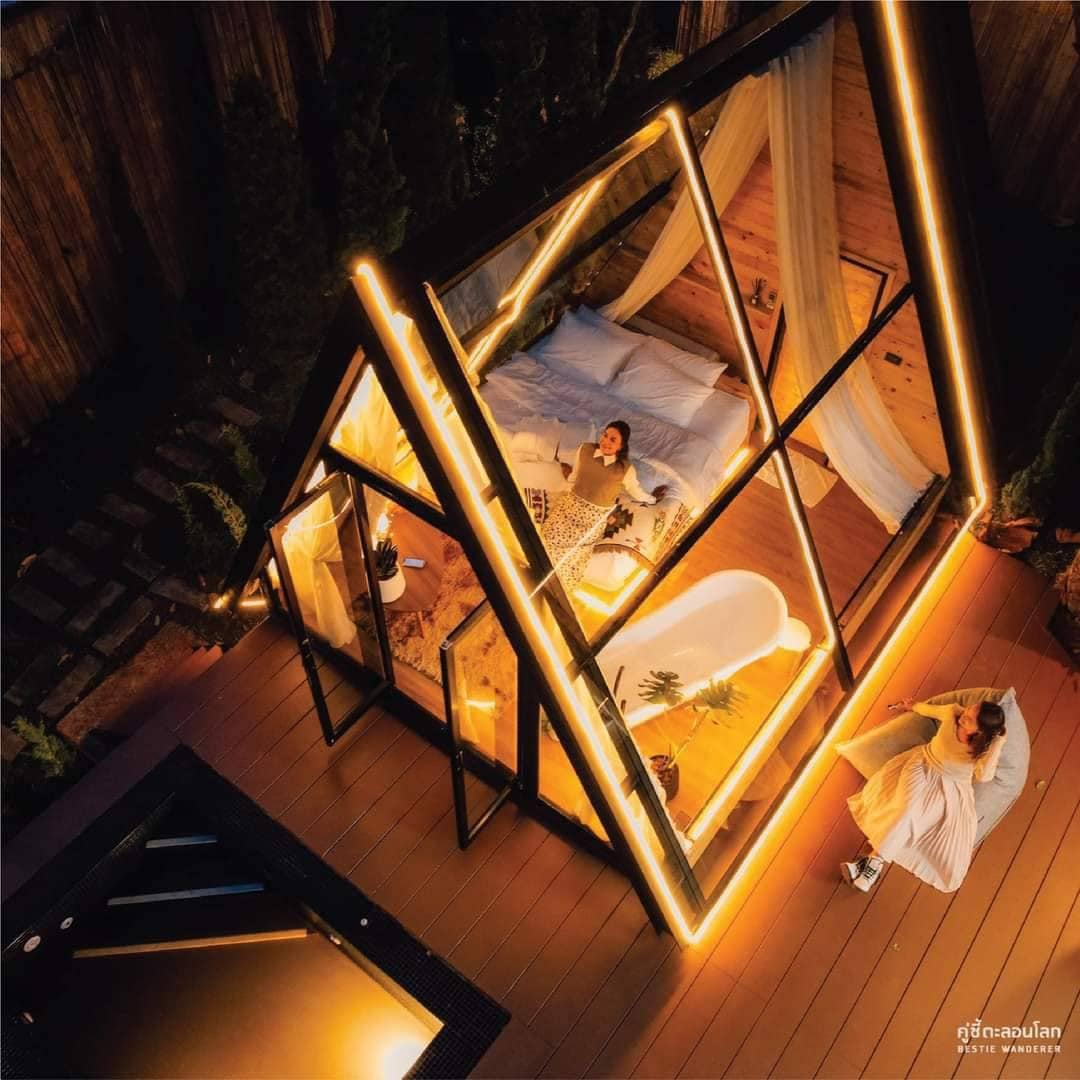 MorningStar-A Frame玻璃小木屋