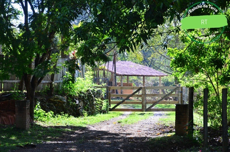 Casa de campo rústica.