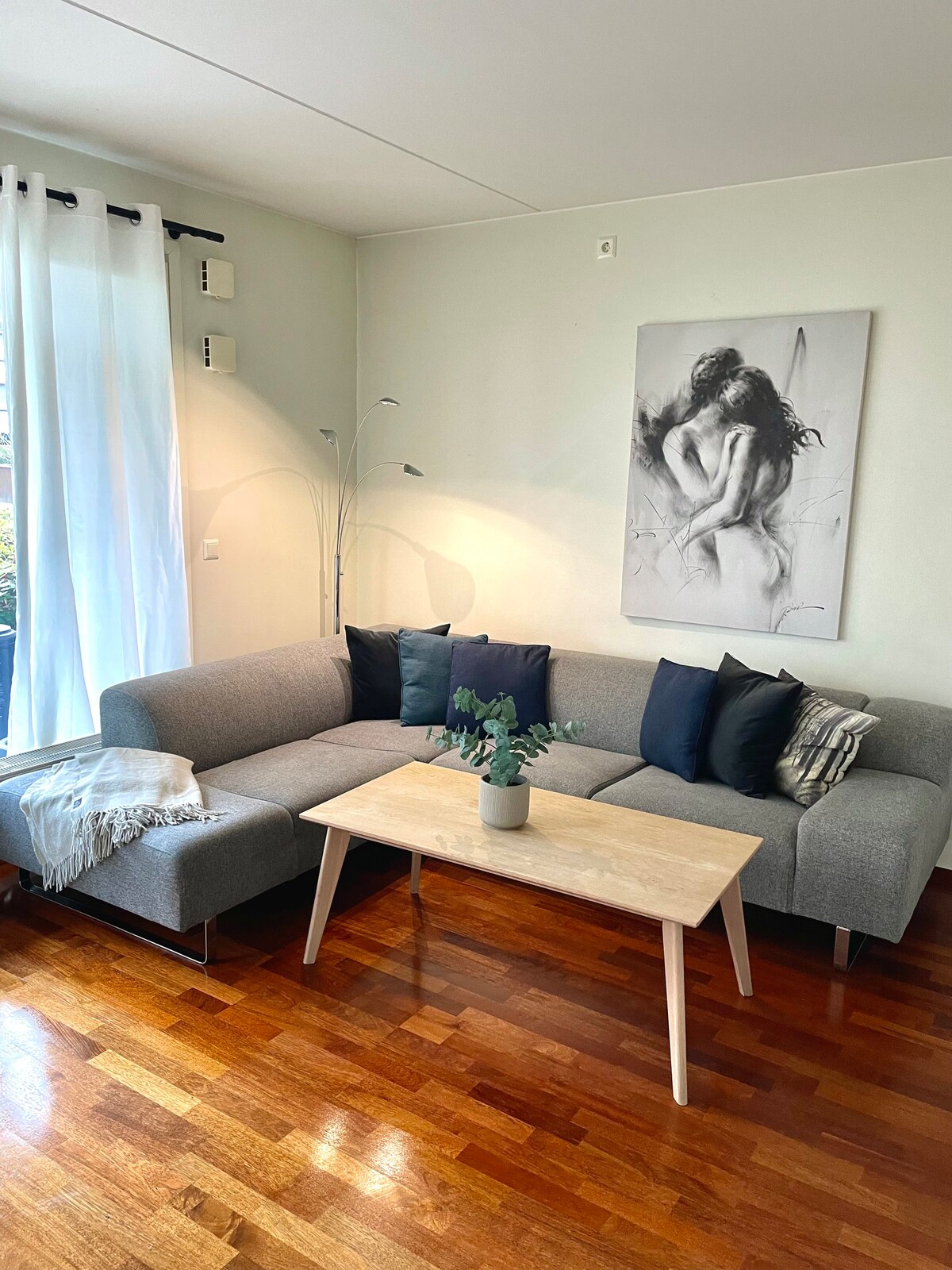 奥斯陆市中心舒适公寓，带私人露台