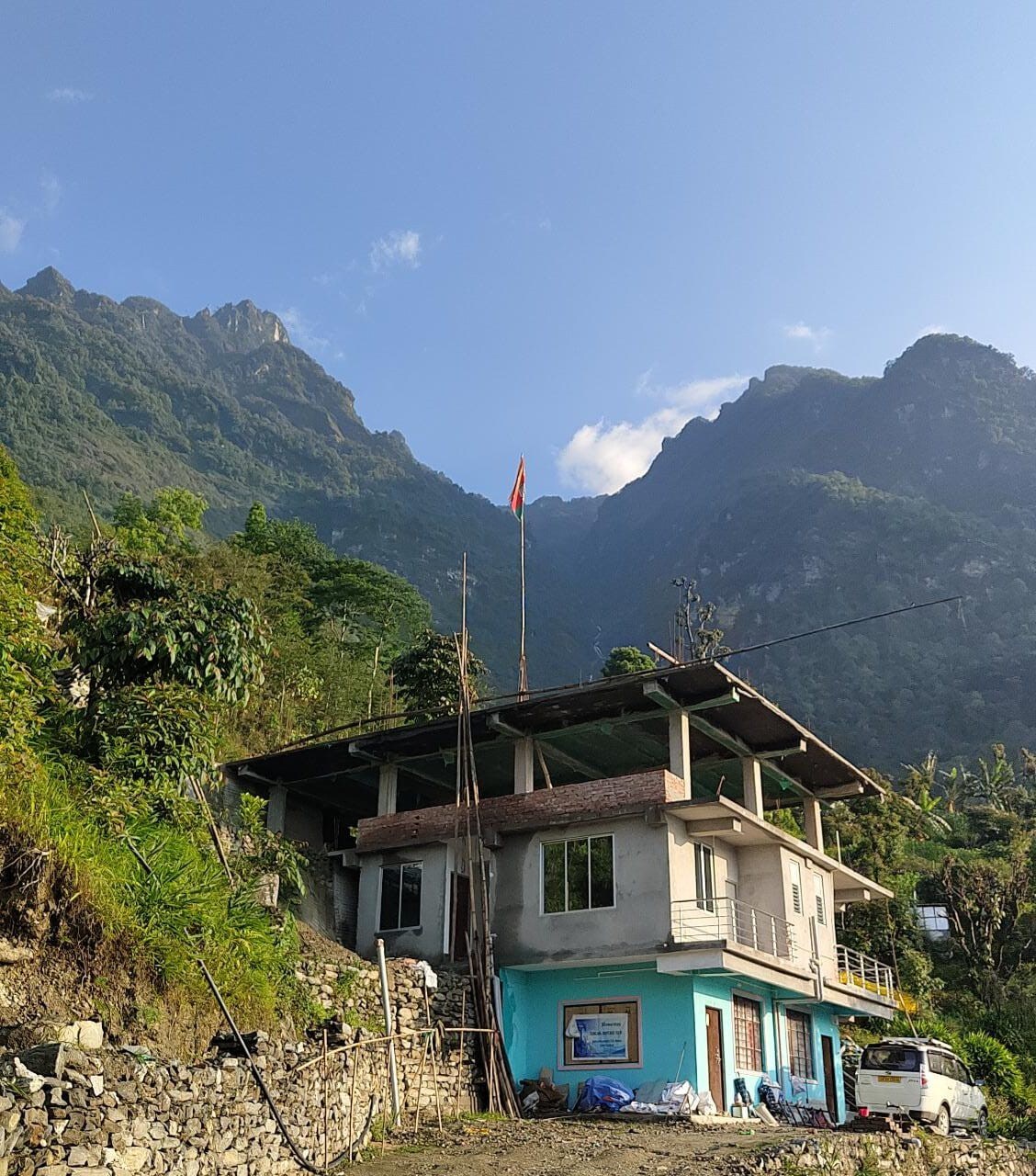 Village room in Yangang with valley-view