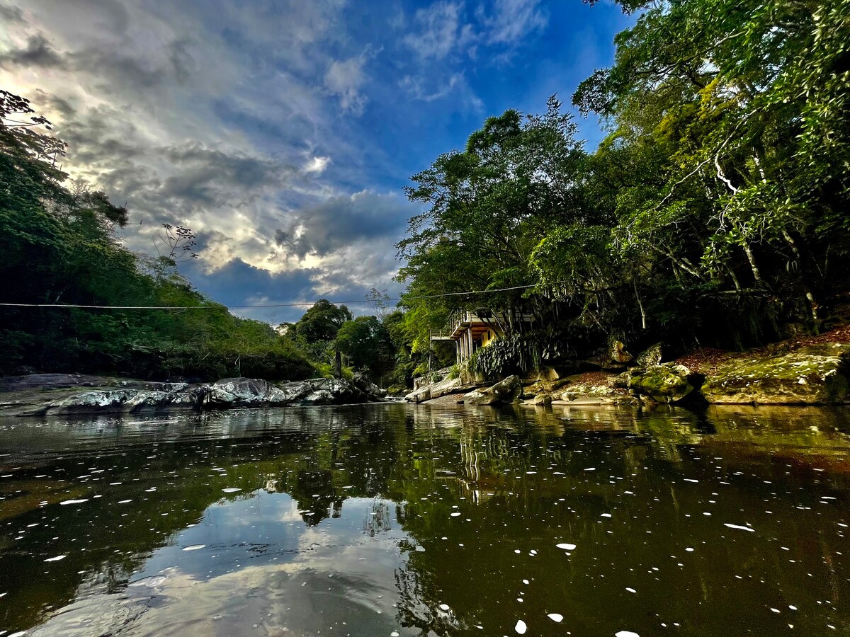 Lumiar-CASA Chácara BEIRA RIO(única em Lumiar)