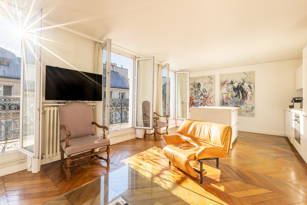 Beautiful flat 3 bdr near Galeries Lafayette Paris