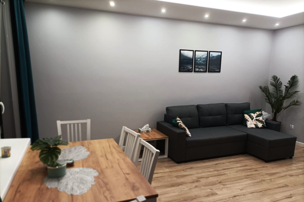 Nowoczesny apartament z przestronną łazienką