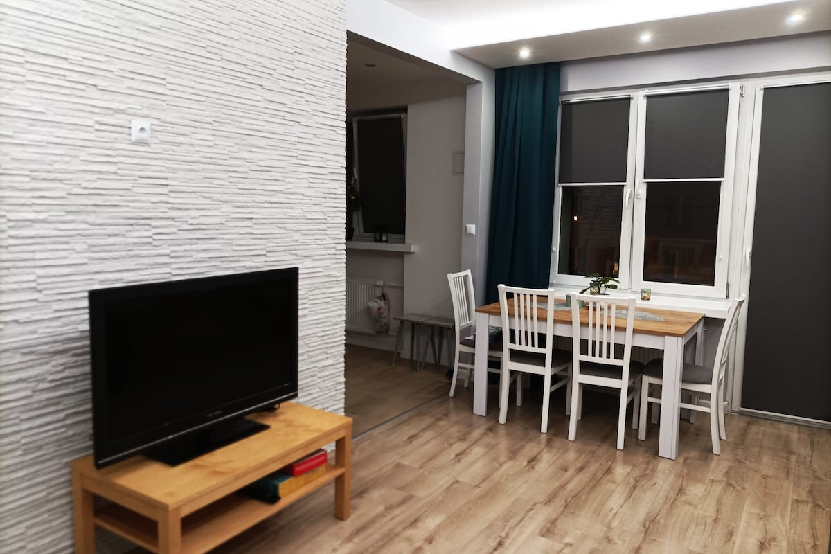 Nowoczesny apartament z przestronną łazienką