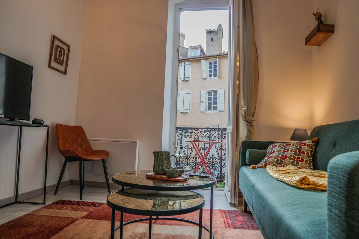 Duplex vue sur Château de Foix