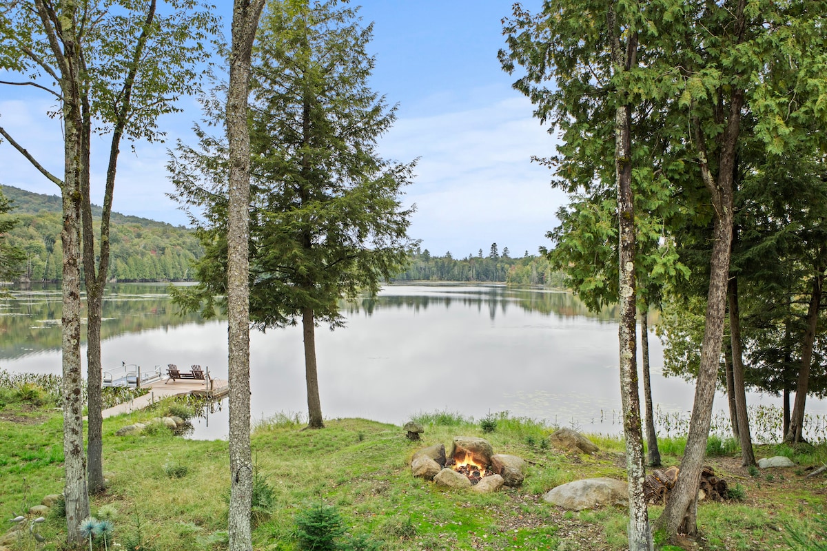 Private lakefront house on Lake Abanakee