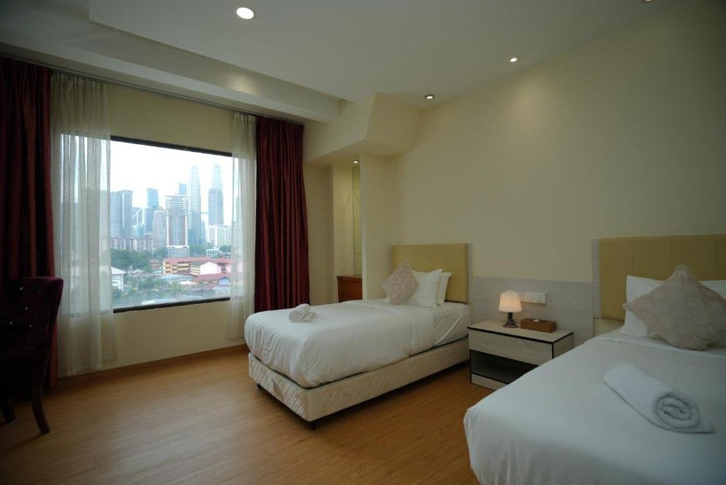 Kingston | Dlxtwin KLCC Nice View Bedroom