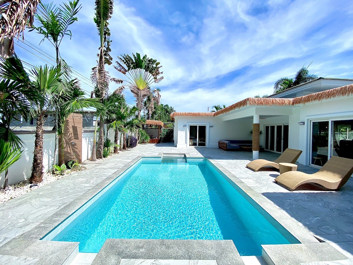 Pool Villa Pattaya H50 | 豪华五卧室巴厘岛风格泳池别墅。