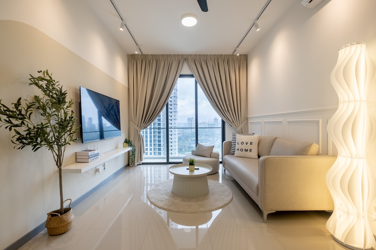 Cozy Home @ United Point 3BR7Pax |泳池| AboveMall |健身房