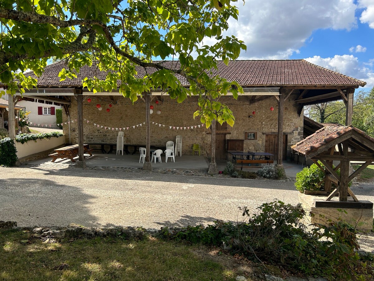 Domaine en campagne avec piscine