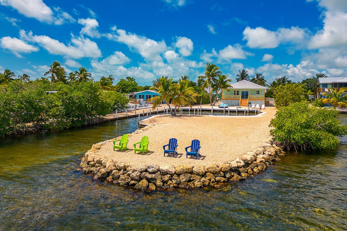 Waterfront Captain House with Boat Basin & Ramp!