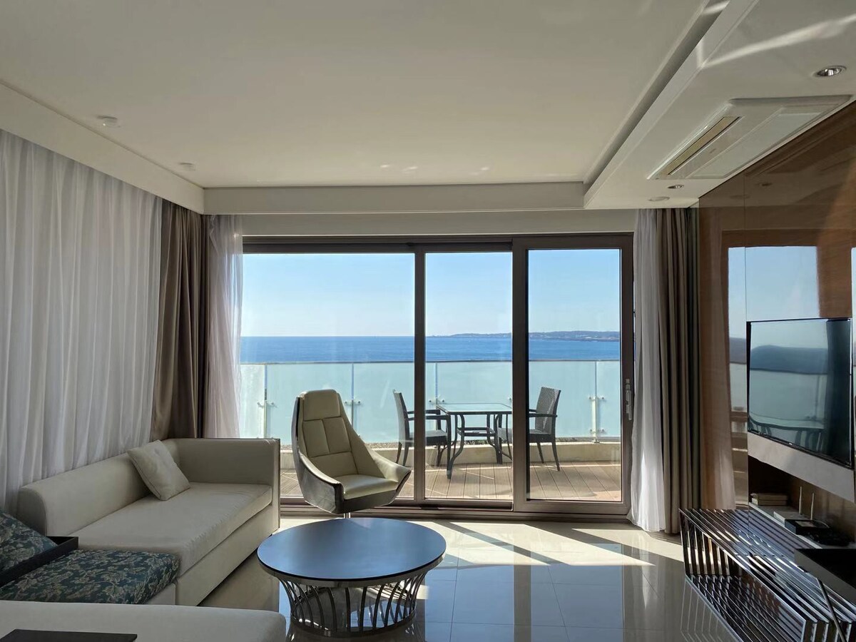 超大海景观景家庭公寓，海边度假首选！
